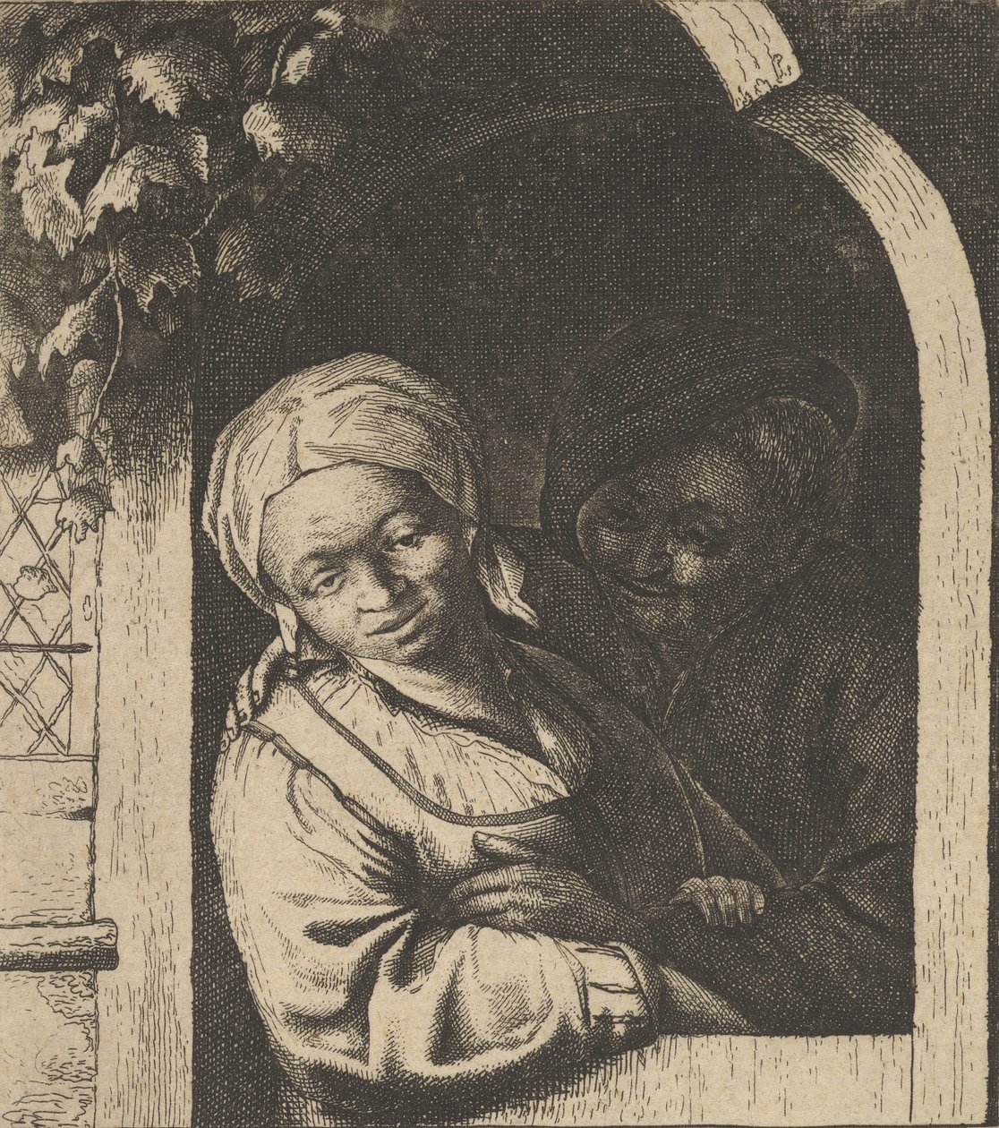 Kylätyttö, 1610-85. tekijältä Unbekannt