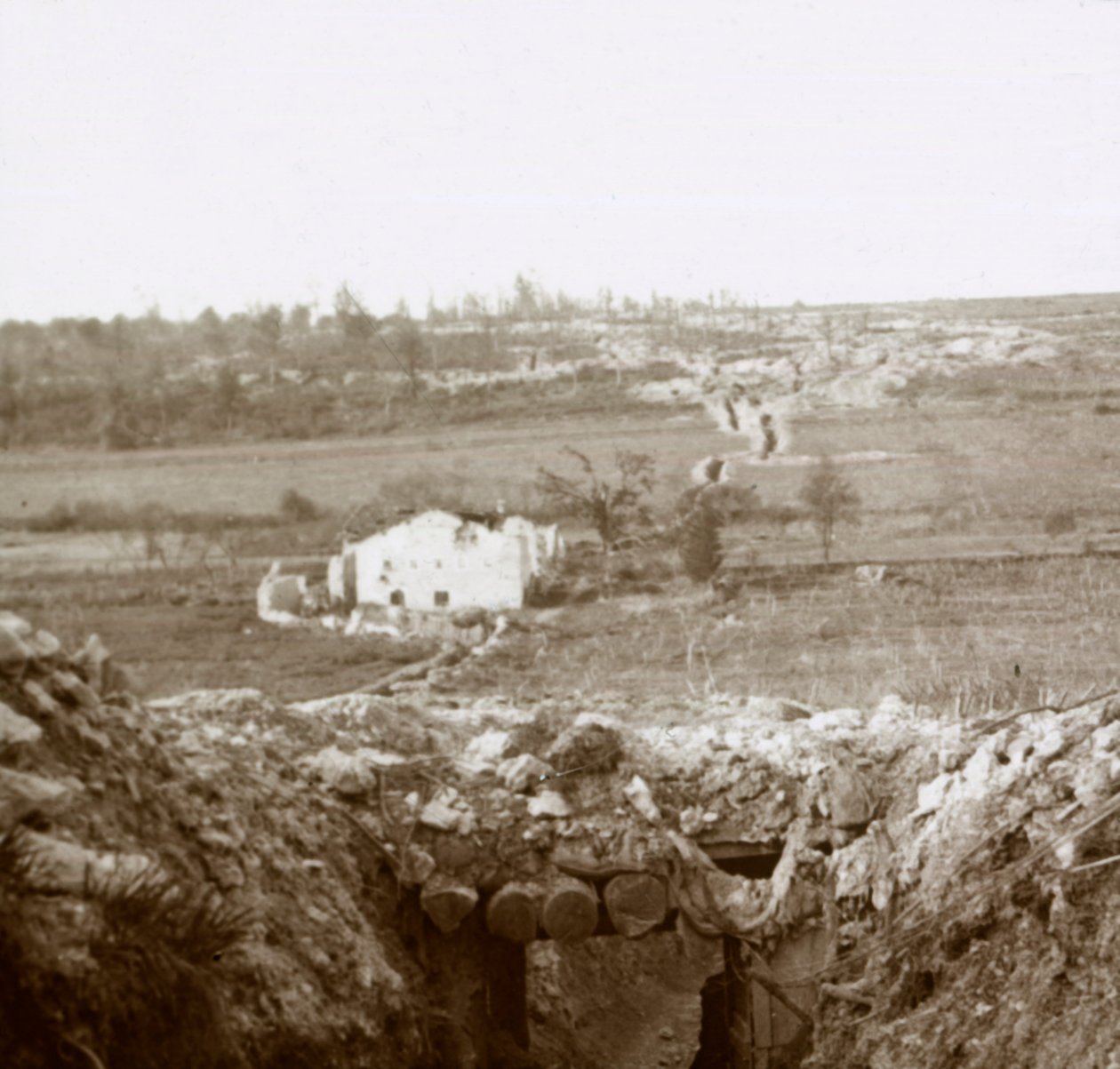 Damloupin kylä, Pohjois-Ranska, 1914-1918 tekijältä Unbekannt