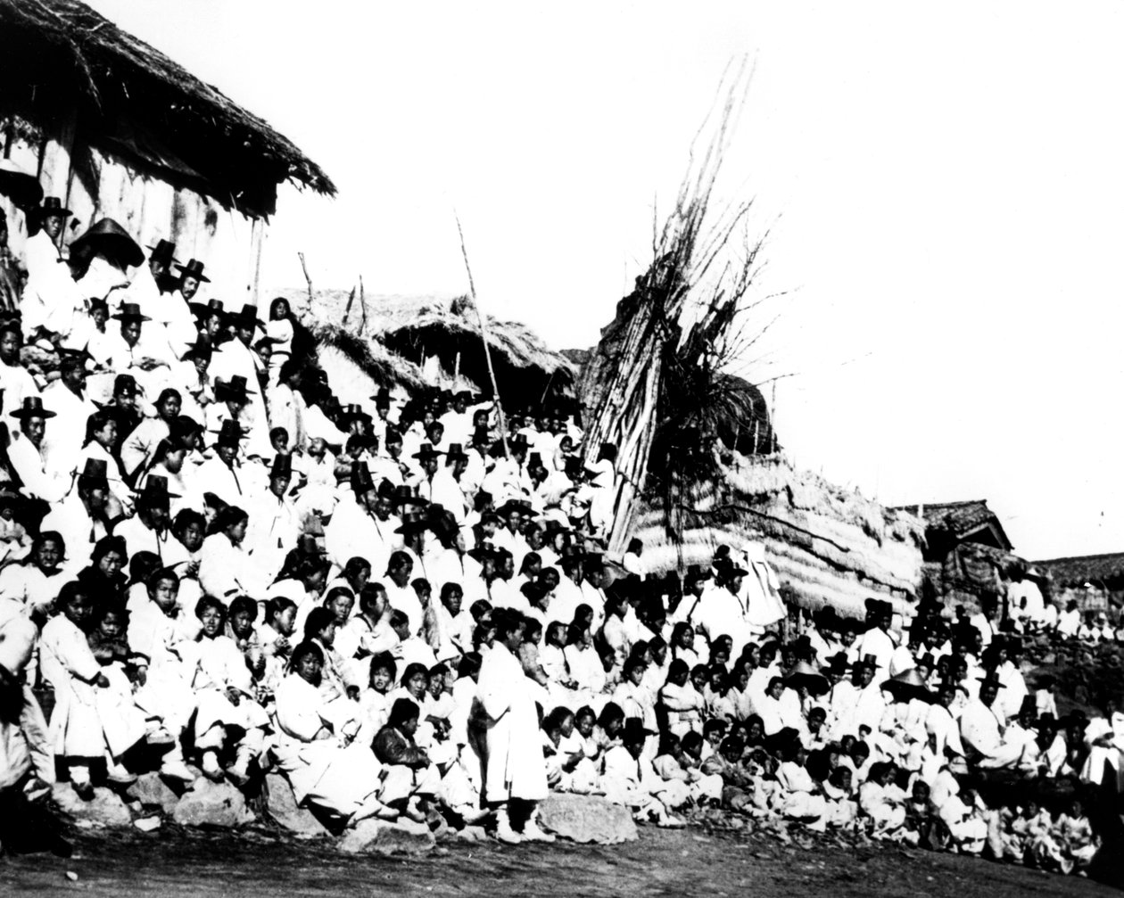Kyläläiset, Korea, 1900 tekijältä Unbekannt