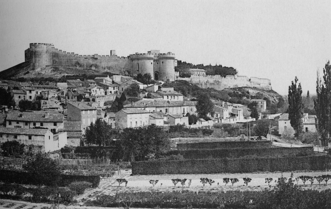 Villeneuve-Les-Avignon - St Andrén linnoitus, vuodelta 1925 tekijältä Unbekannt