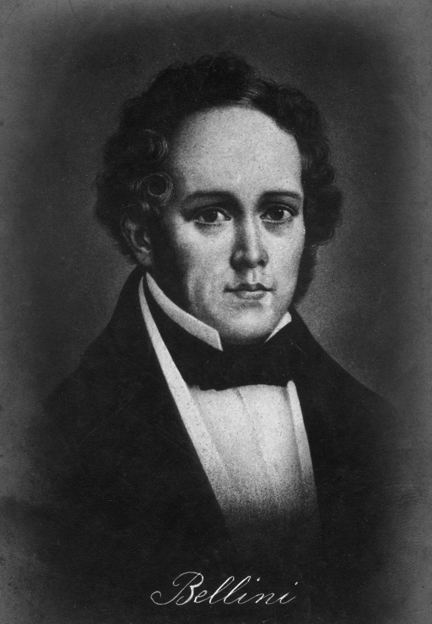 Vincenzo Bellini 1801-1835, italialainen säveltäjä, 1900-luku tekijältä Unbekannt