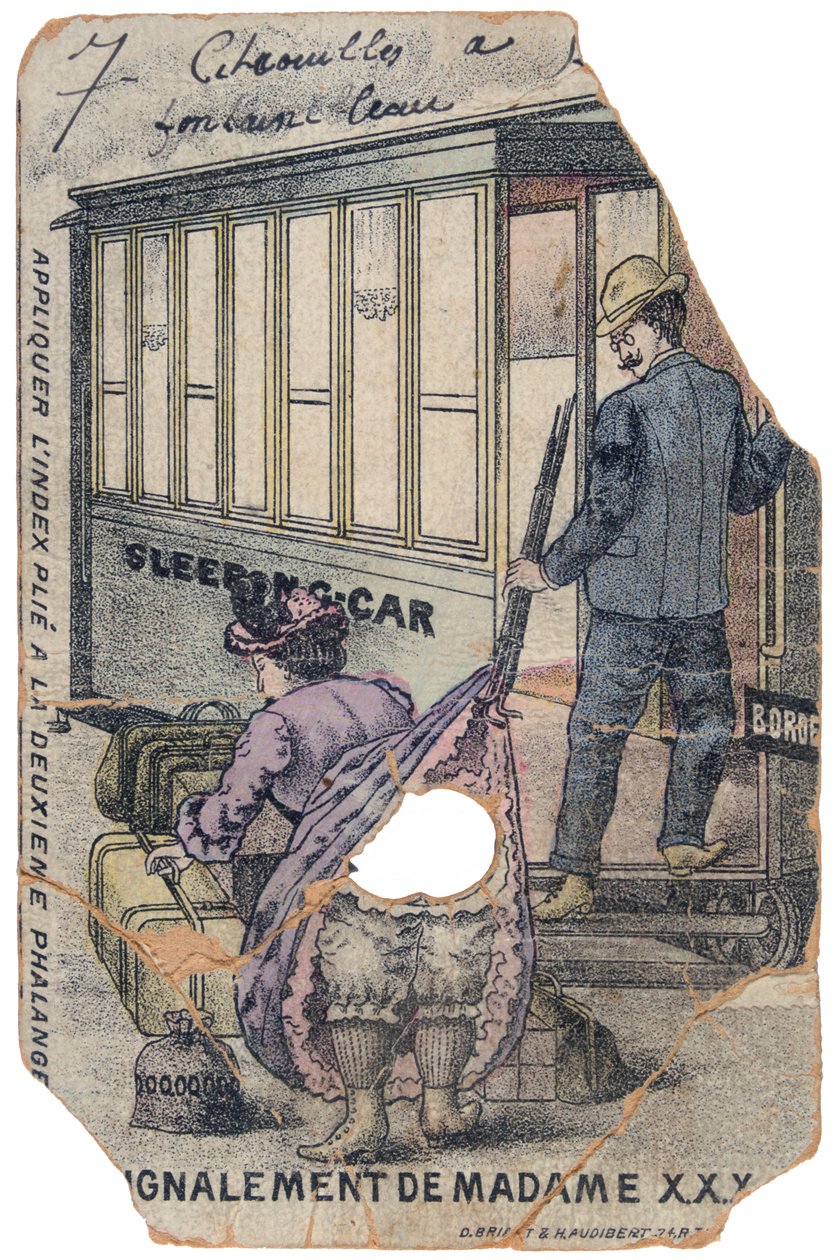 Vintage ranskalainen postikortti, c1900 tekijältä Unbekannt