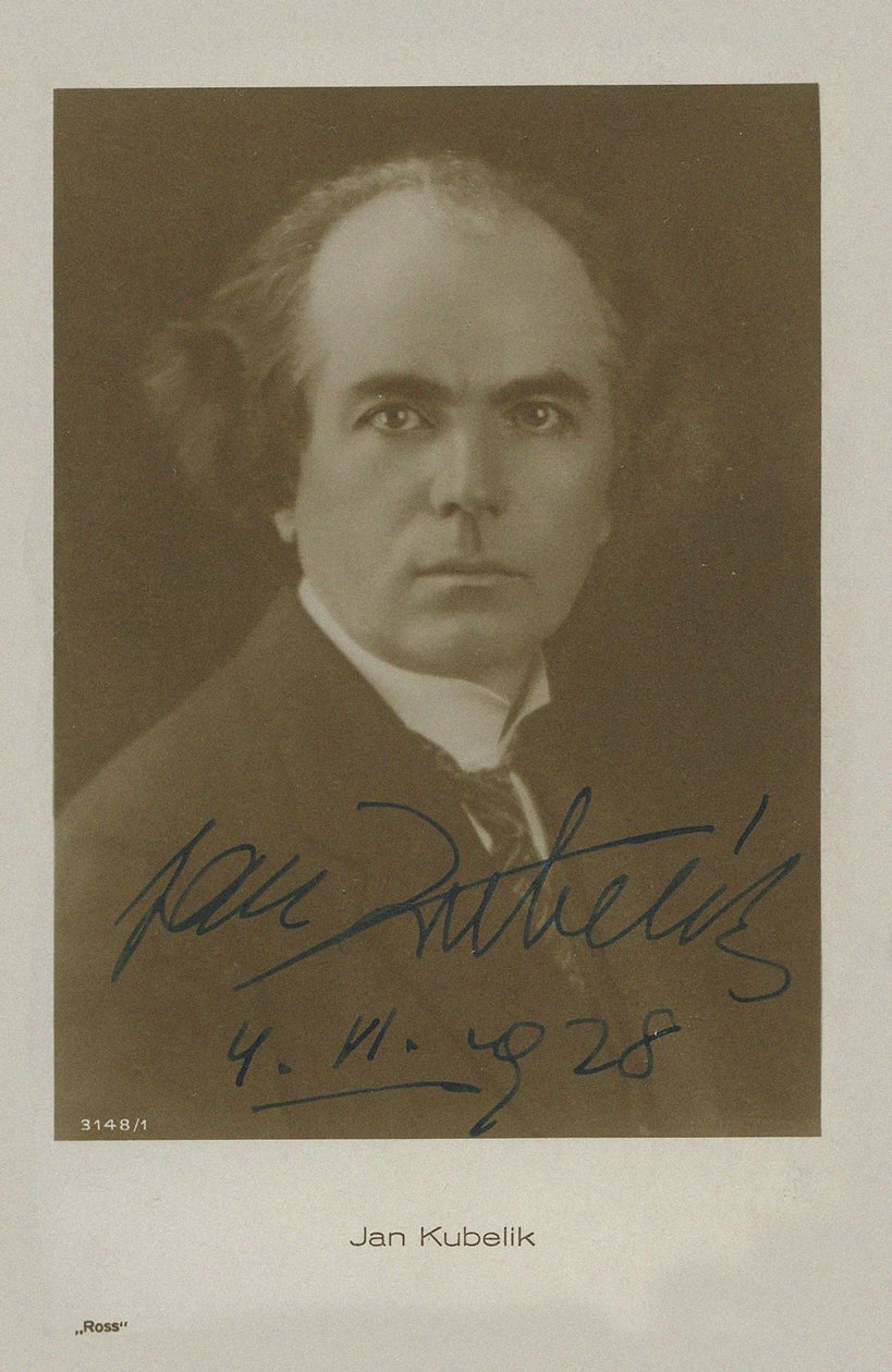 Viulisti ja säveltäjä Jan Kubelik 1880-1940, 1928. tekijältä Unbekannt
