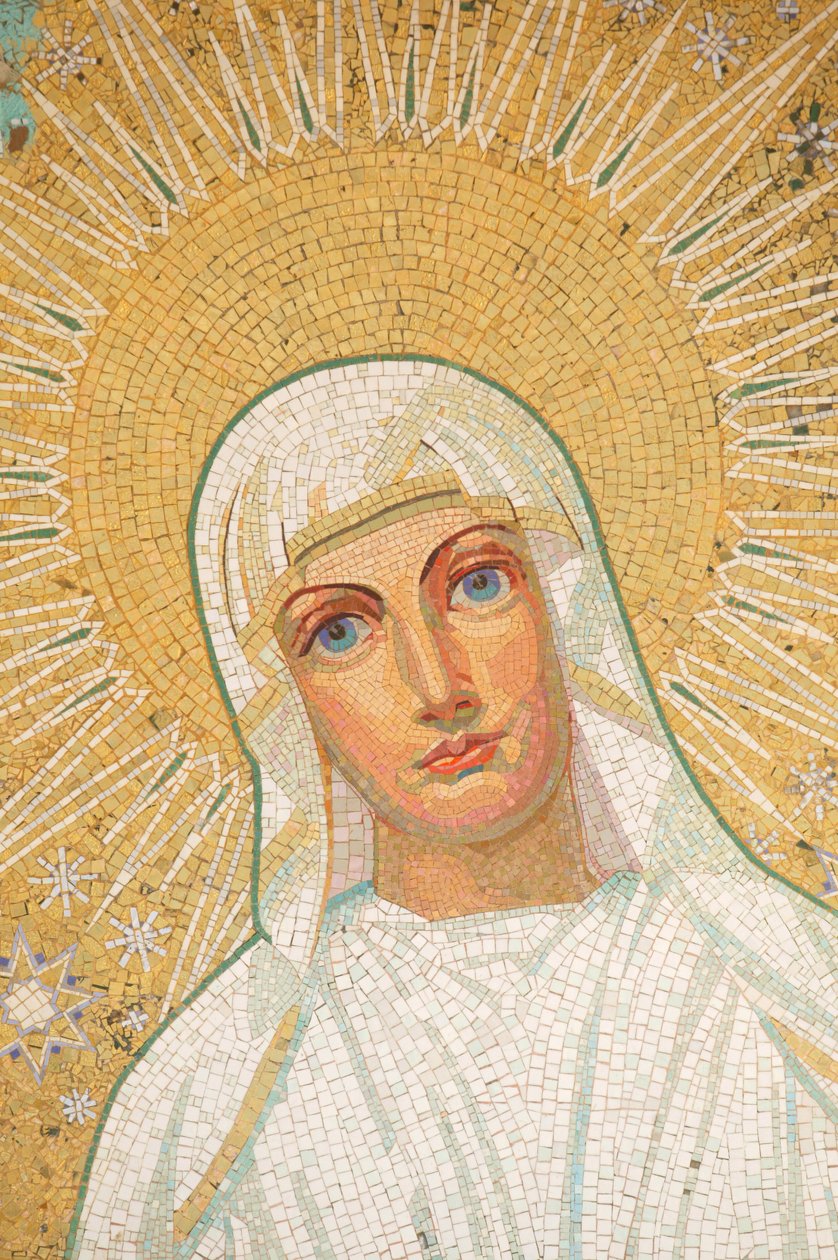 Neitsyt Marian basilika Rukouskirkon Neitsyt Marian basilika, Lourdes, Ranska tekijältä Unbekannt