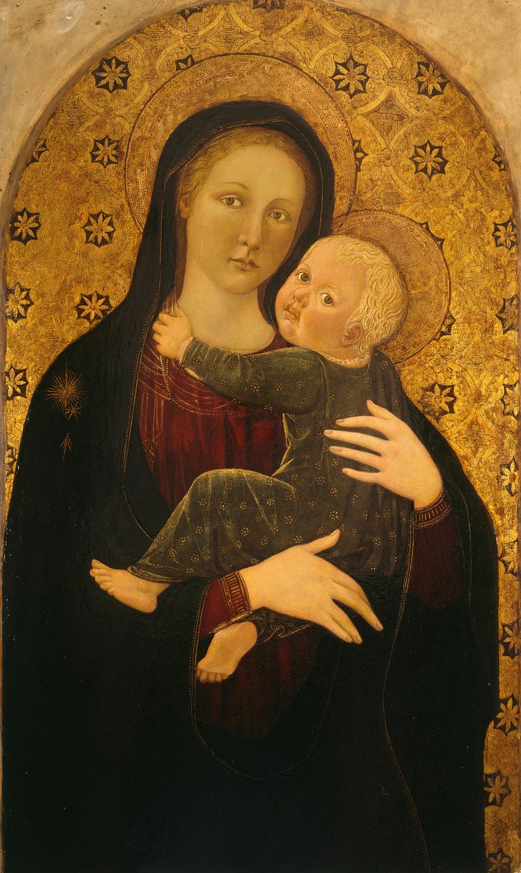 Neitsyt ja lapsi, c. 1450. tekijältä Unbekannt