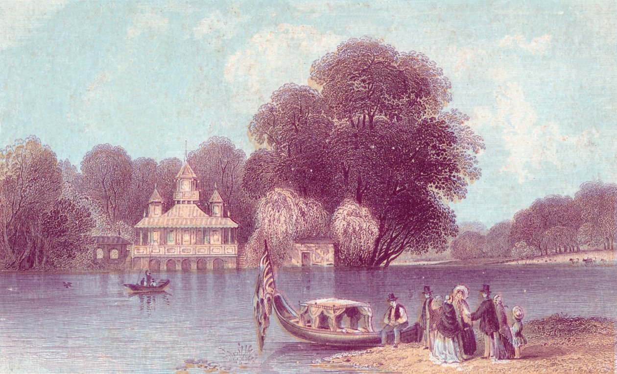 Virginia Water, 1800-luku. tekijältä Unbekannt