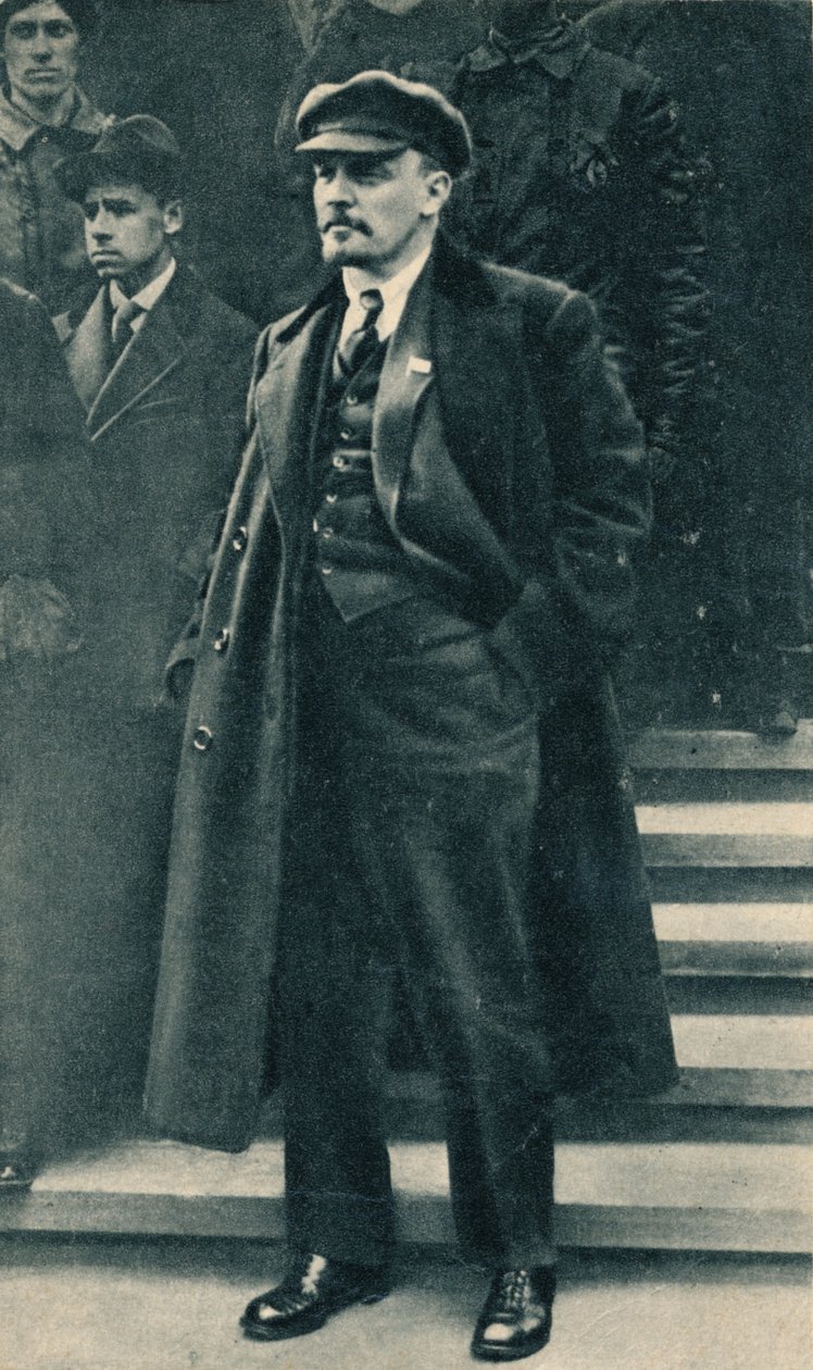 Vladimir Ilitš Lenin, Venäjän bolshevikkijohtaja, Moskova, Venäjä, 1. toukokuuta 1919 tekijältä Unbekannt