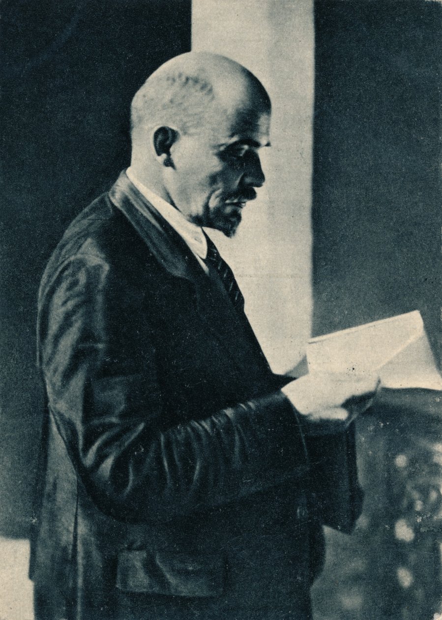 Vladimir Ilitš Lenin, Venäjän bolshevikkijohtaja, Moskova, Venäjä, heinäkuu 1904 tekijältä Unbekannt