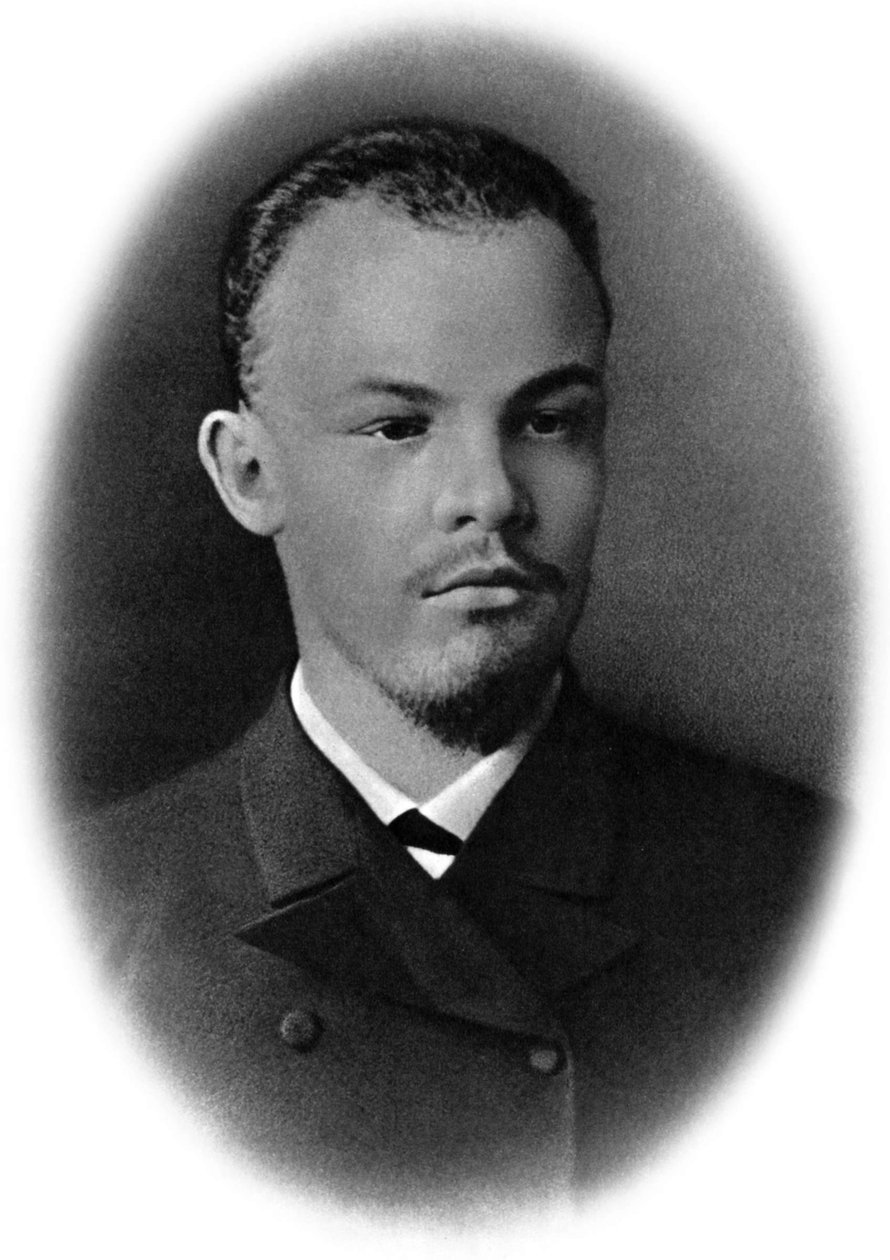 Vladimir Uljanov Lenin opiskelijana, Samara, Venäjä, 1890 tekijältä Unbekannt
