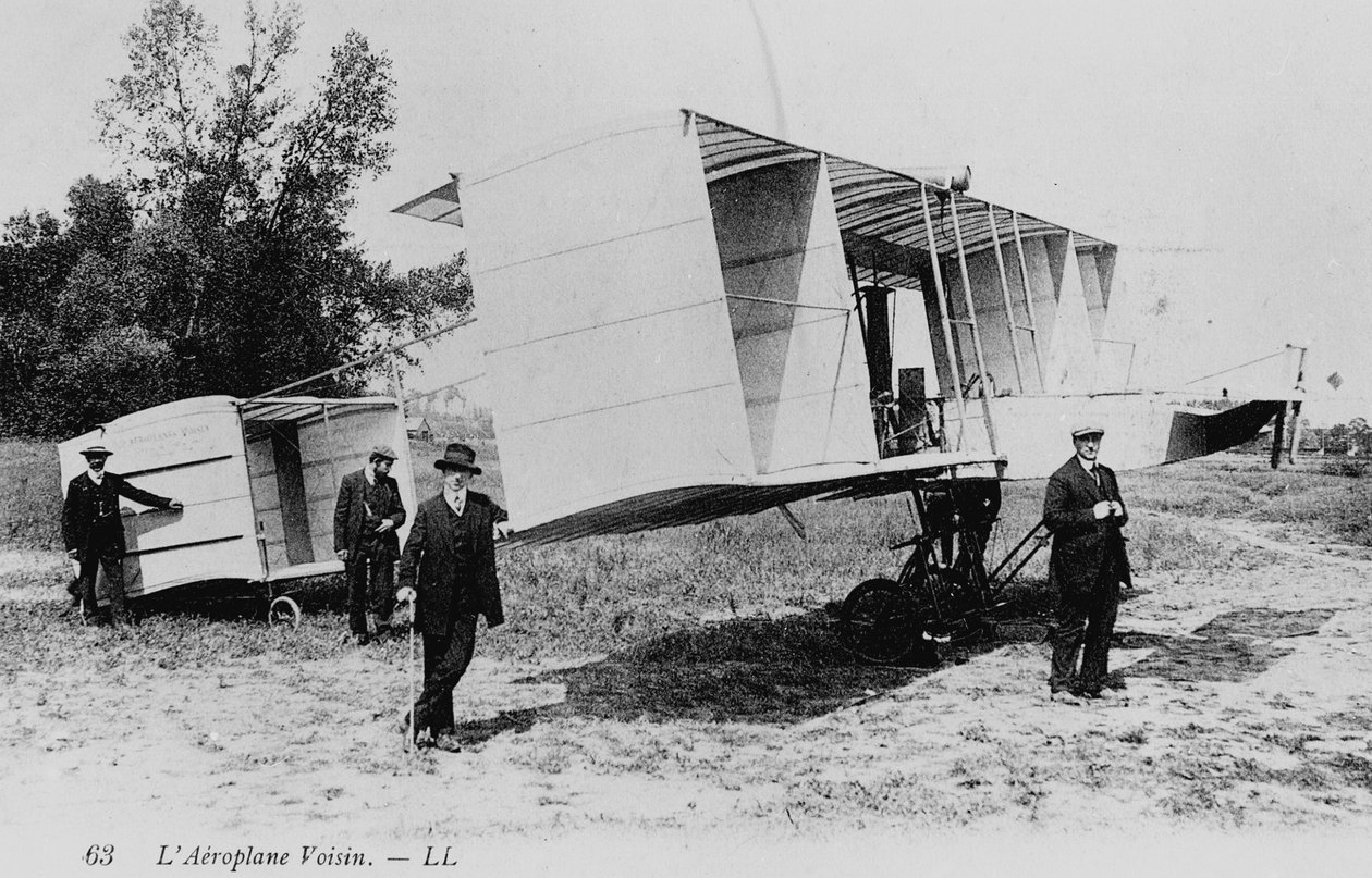 Voisin biplane, 1910 tekijältä Unbekannt