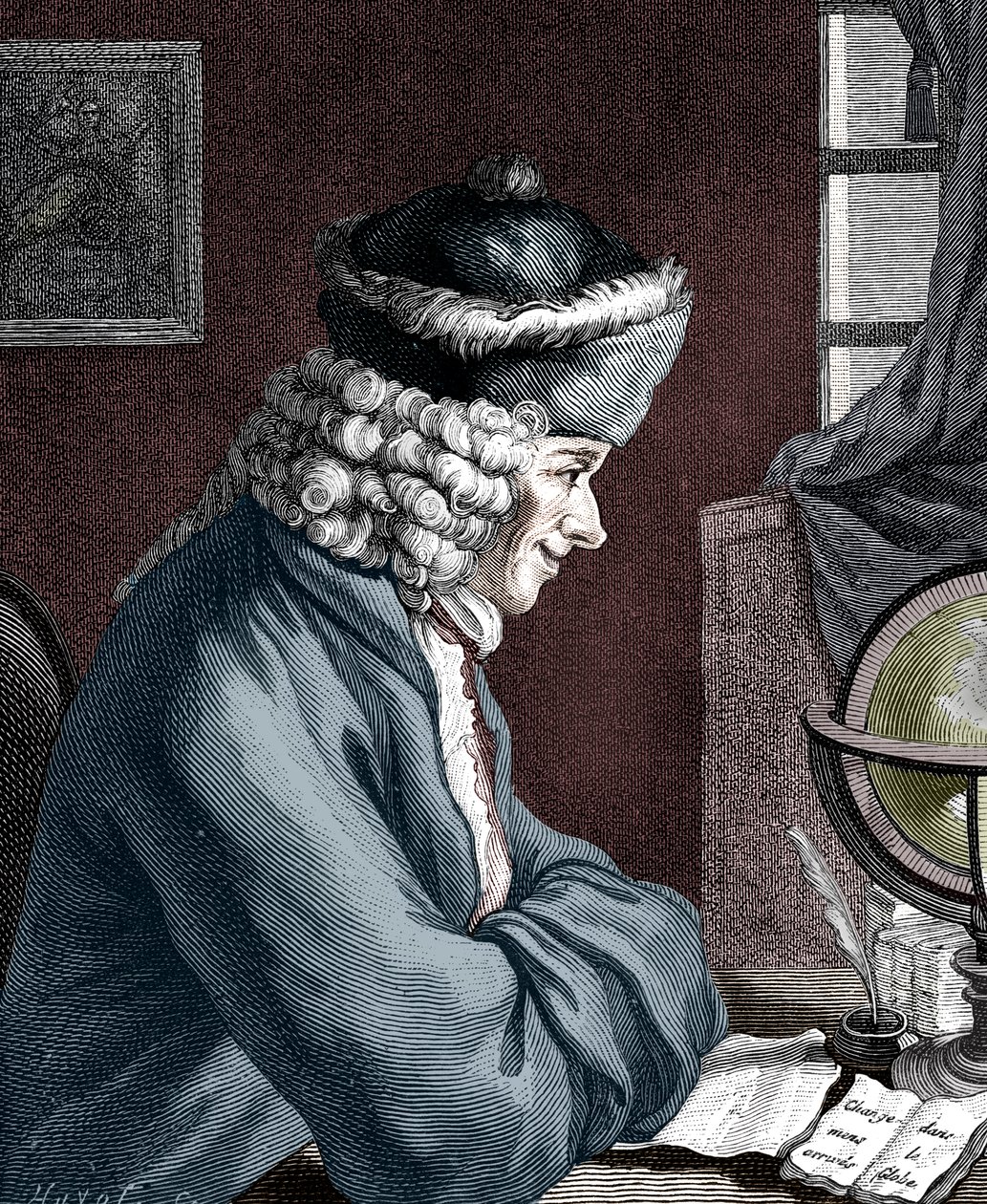 Voltaire, 1700-luvun ranskalainen kirjailija, näytelmäkirjailija, satiiri ja kirjainmies tekijältä Unbekannt
