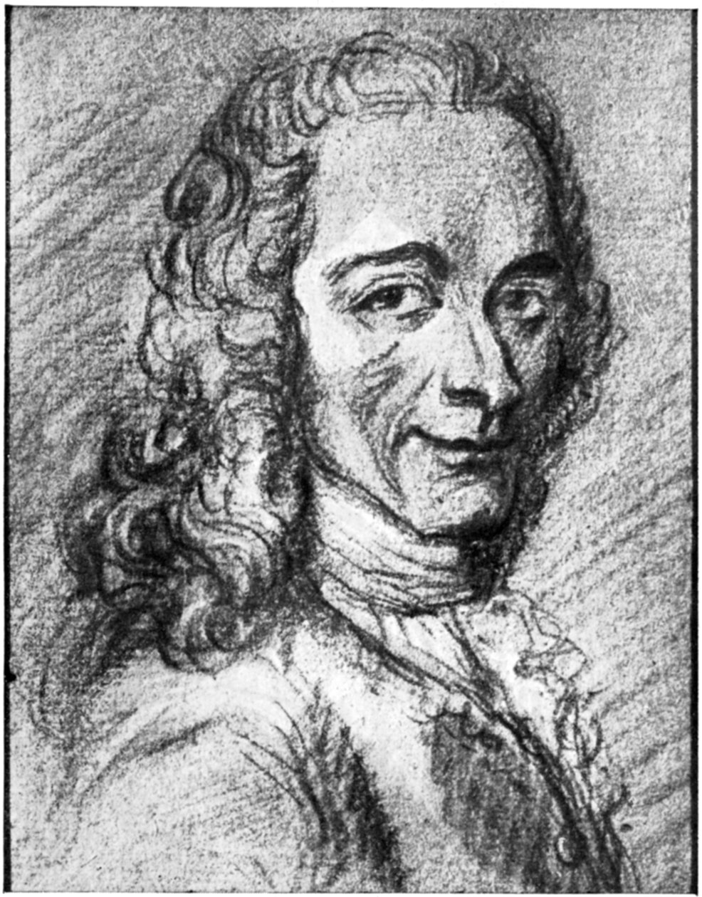 Voltaire, ranskalainen valistuskirjailija, esseisti, deisti ja filosofi, 1700-luku tekijältä Unbekannt