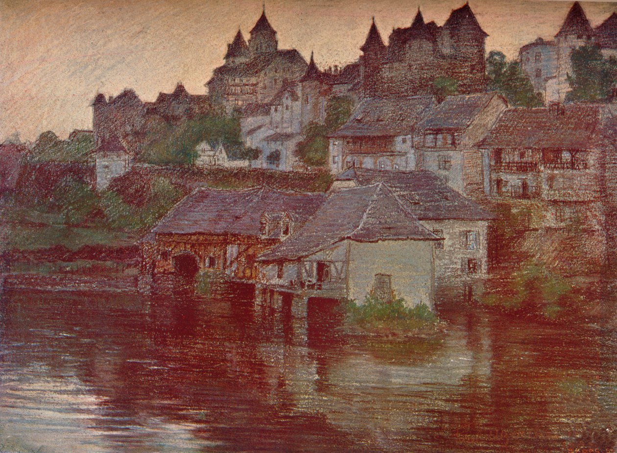 Yleinen näkymä Zerchestä ja Vezeren etelärannikosta, 1913.1914 tekijältä Unbekannt