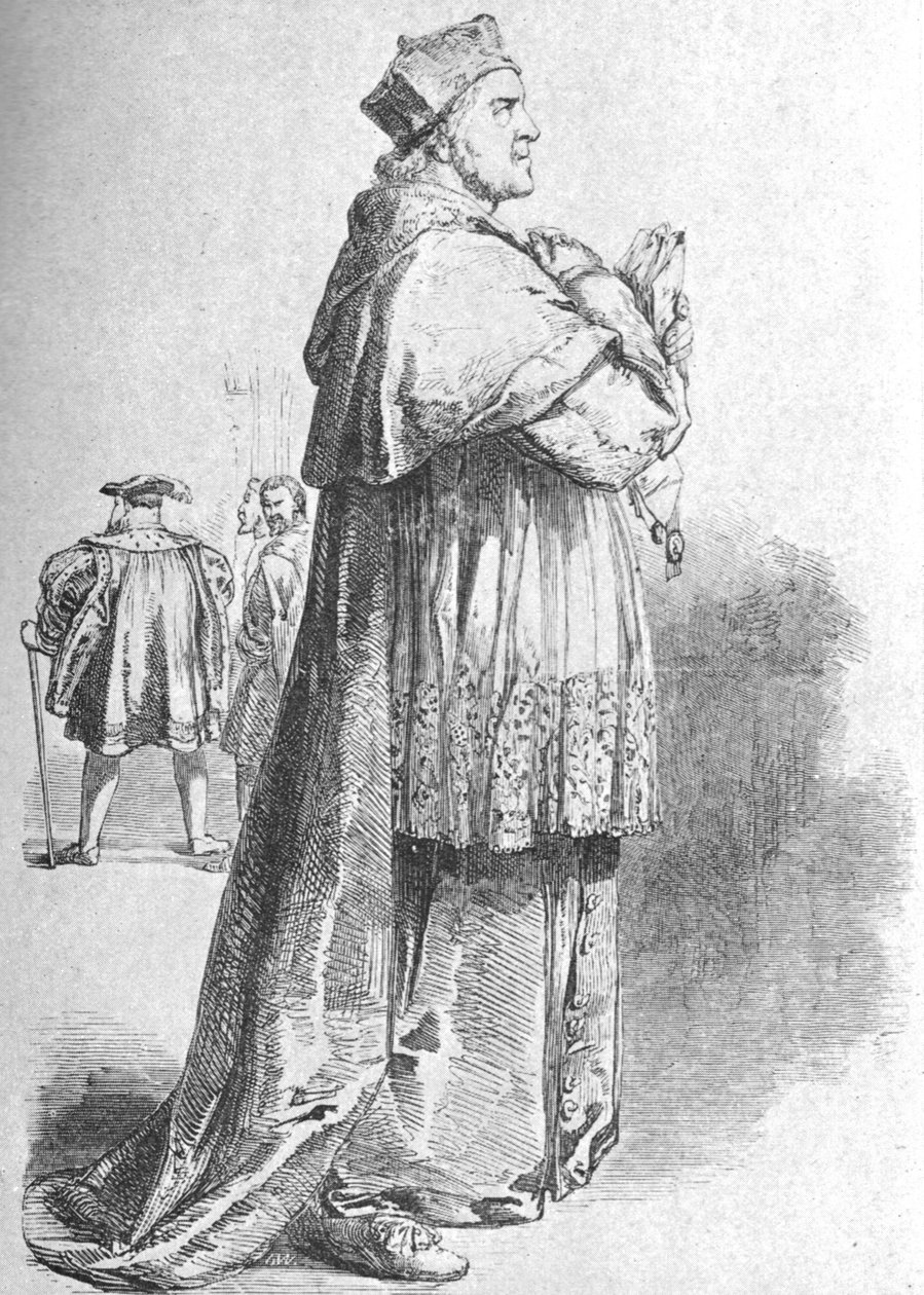 W. Macready kardinaali Wolseynä, 1800-luvun puoliväli, 1901. tekijältä Unbekannt
