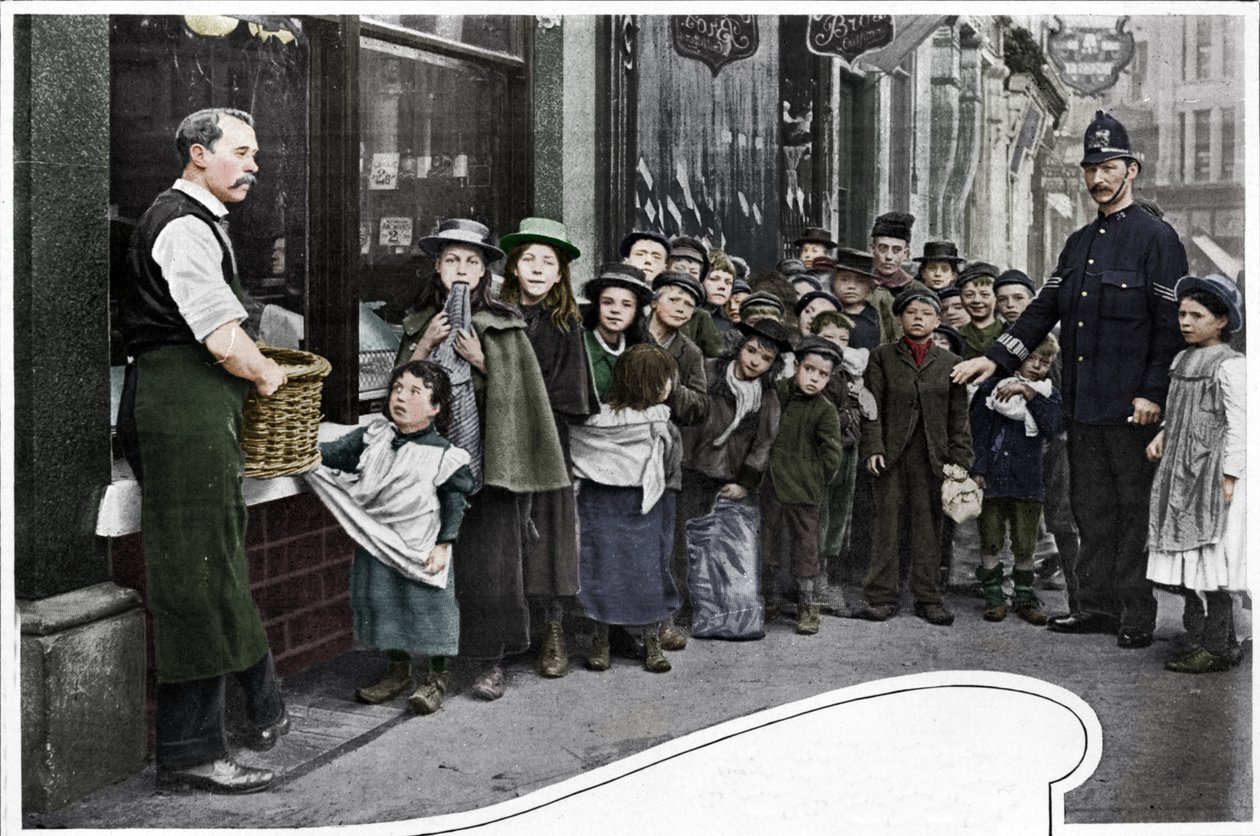 Ruokapaketteja odotellessa, Cheapside, c1903 1903 tekijältä Unbekannt