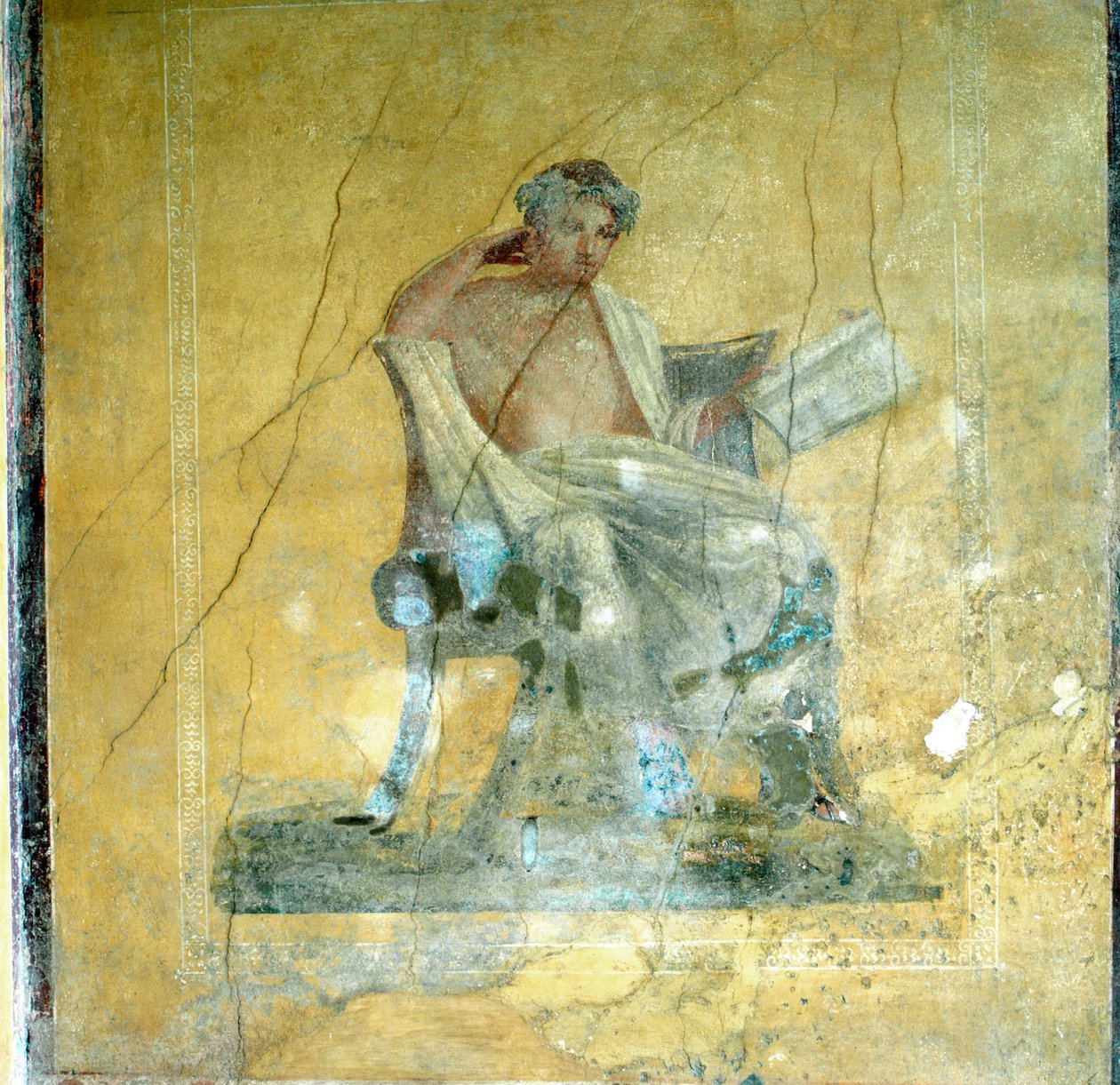 Wall Fresco, House of the Menander, Pompei tekijältä Unbekannt