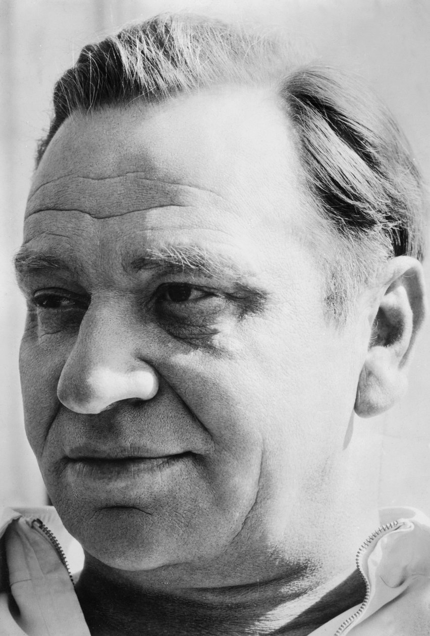 Wallace Beery 1885-1949, yhdysvaltalainen näyttelijä, 1930-c1940 tekijältä Unbekannt
