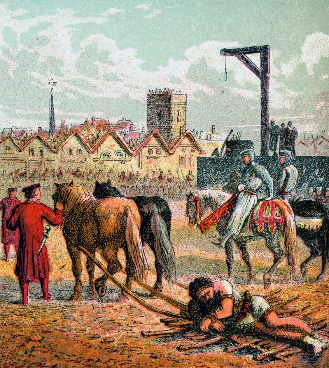 Wallace teloitettu, 1305, c1850 tekijältä Unbekannt