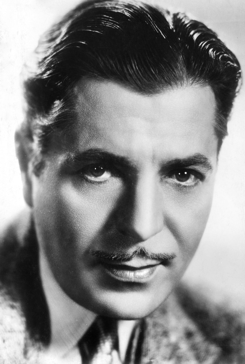 Warner Baxter 1889-1951, yhdysvaltalainen näyttelijä, 1930-1940 tekijältä Unbekannt