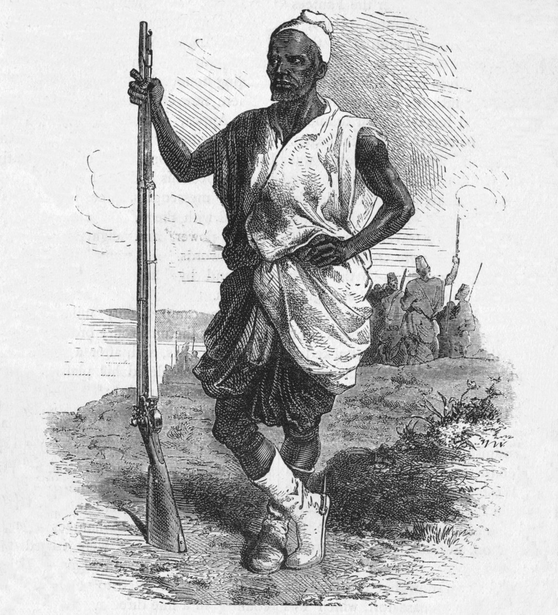 Elminan soturi, 1880 tekijältä Unbekannt