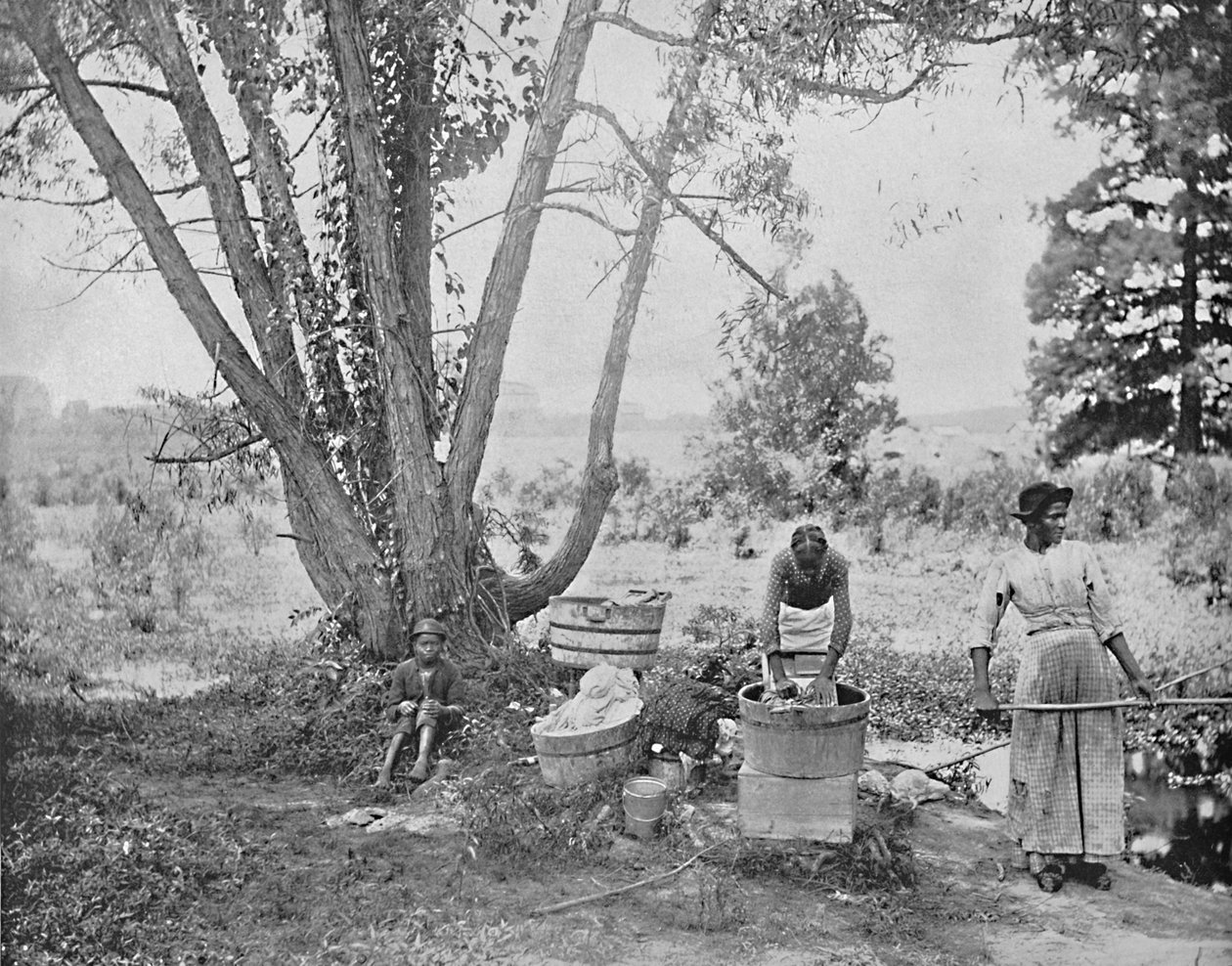 Washerwomen, El Paso, Texas, 1897. tekijältä Unbekannt