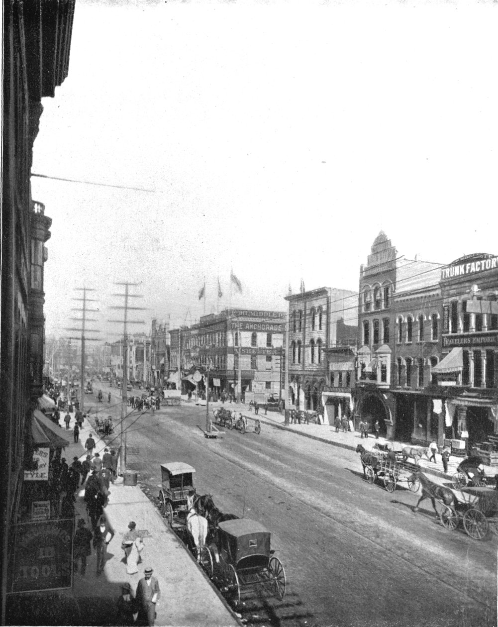 Washington Avenue, Minneapolis, Minnesota, USA, c1900. tekijältä Unbekannt