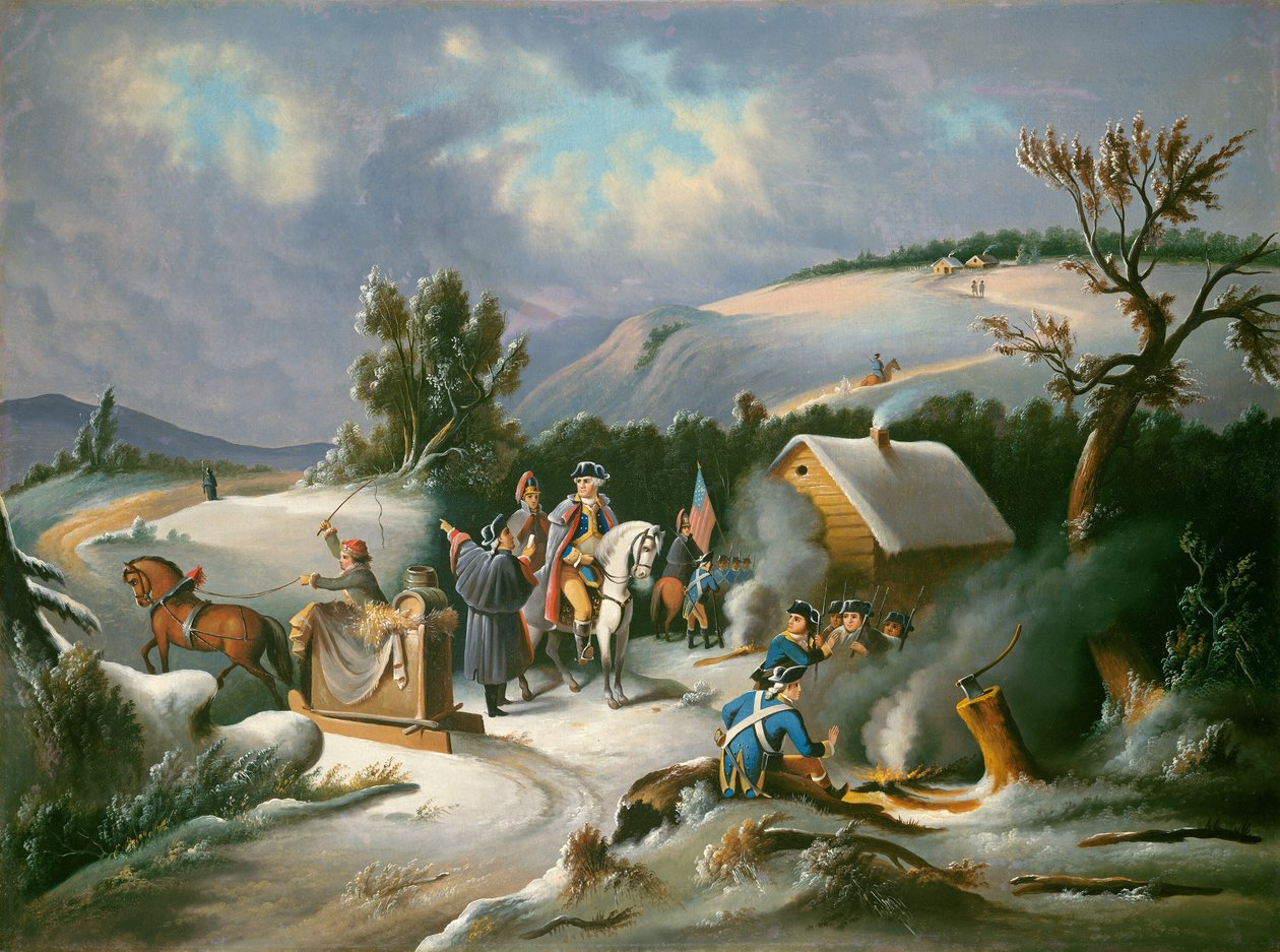 Washington Valley Forgessa, 1800-luvun puoliväli. tekijältä Unbekannt