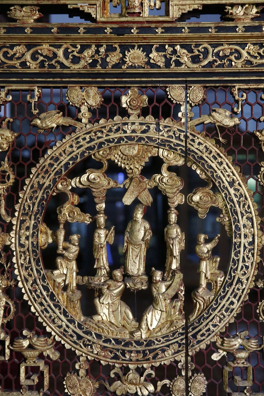 Wat Chedi Luang, Chiang Mai. Taideteos buddhalaisessa museossa. Thaimaa tekijältä Unbekannt