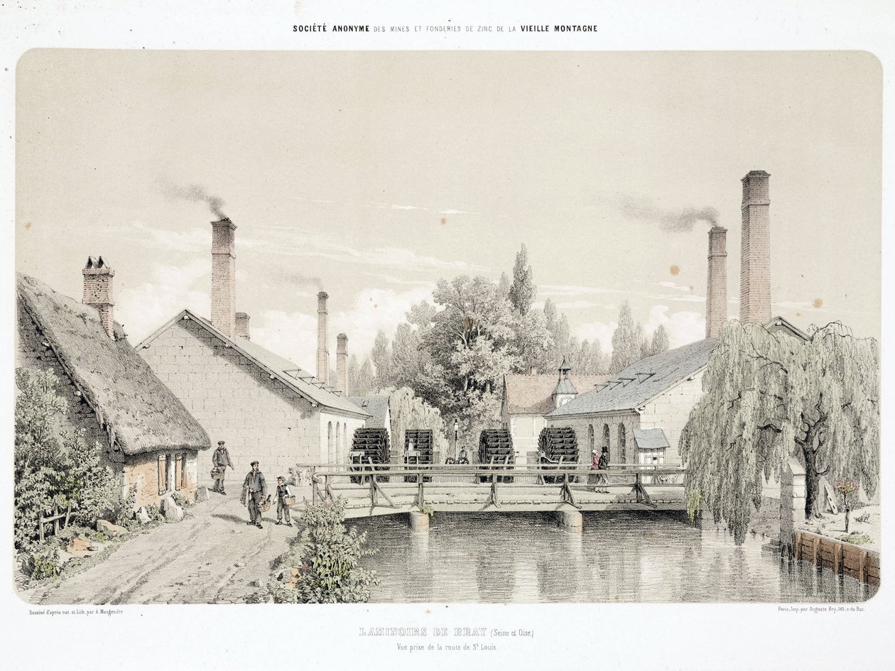 Water Power, Pre-1900 Valssaamot (Laminoirs) Brayssa, Ranskassa tekijältä Unbekannt