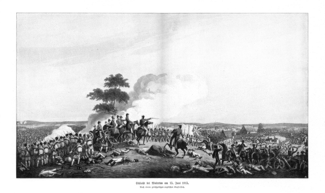 Waterloon kampanja, 15. kesäkuuta 1815, 1900 tekijältä Unbekannt