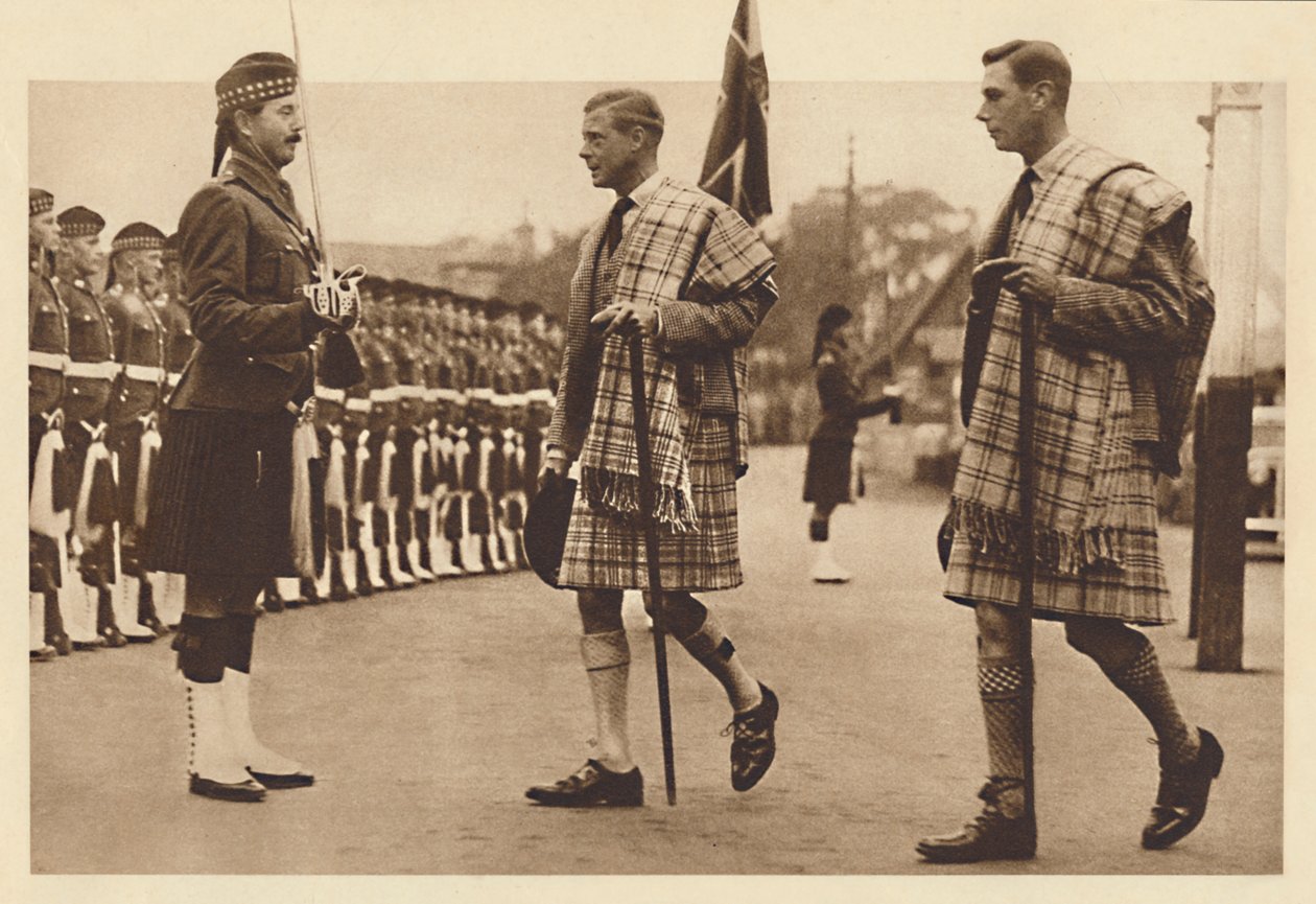 Yllään Balmoral Tartan, Balmoral, 1936 1937 tekijältä Unbekannt