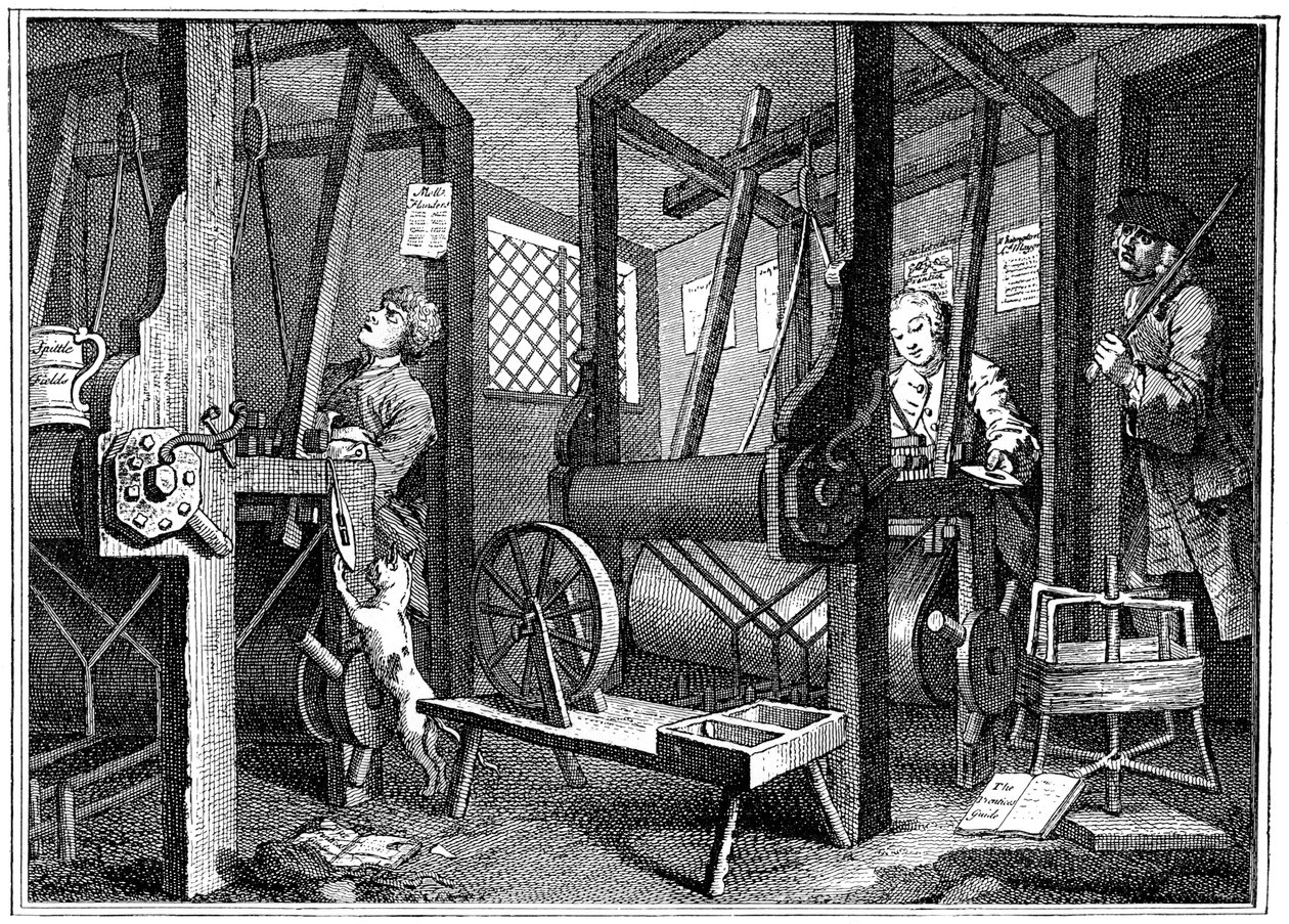 Kudonta Spitalfieldsissä, Lontoossa, 1747 1894 tekijältä Unbekannt