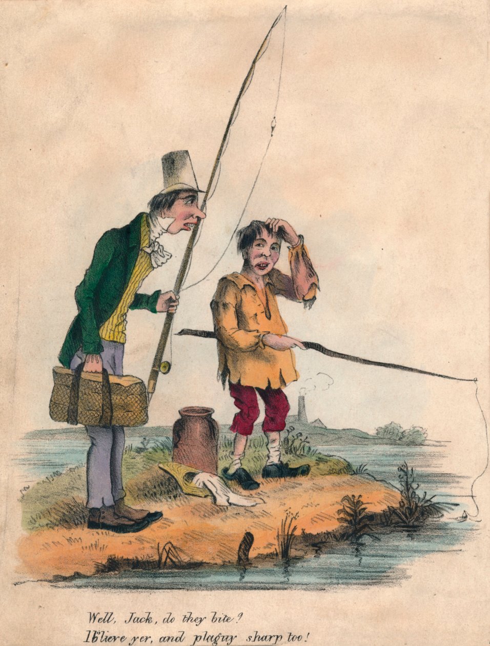 No, Jack purevatko he Iblieveä ja myös ruttoa!, 1800-luvun alku. tekijältä Unbekannt