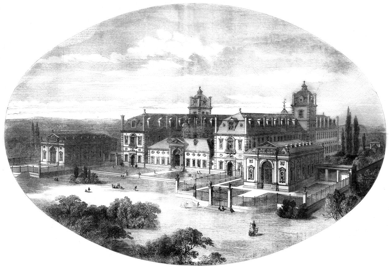 Wellington College, Berkshire, 1855 tekijältä Unbekannt