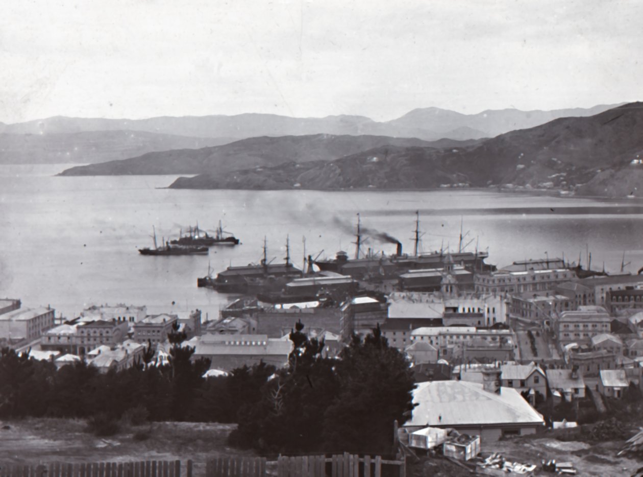 Wellington Harbour, 1800-luvun loppu - 1900-luvun alku. tekijältä Unbekannt