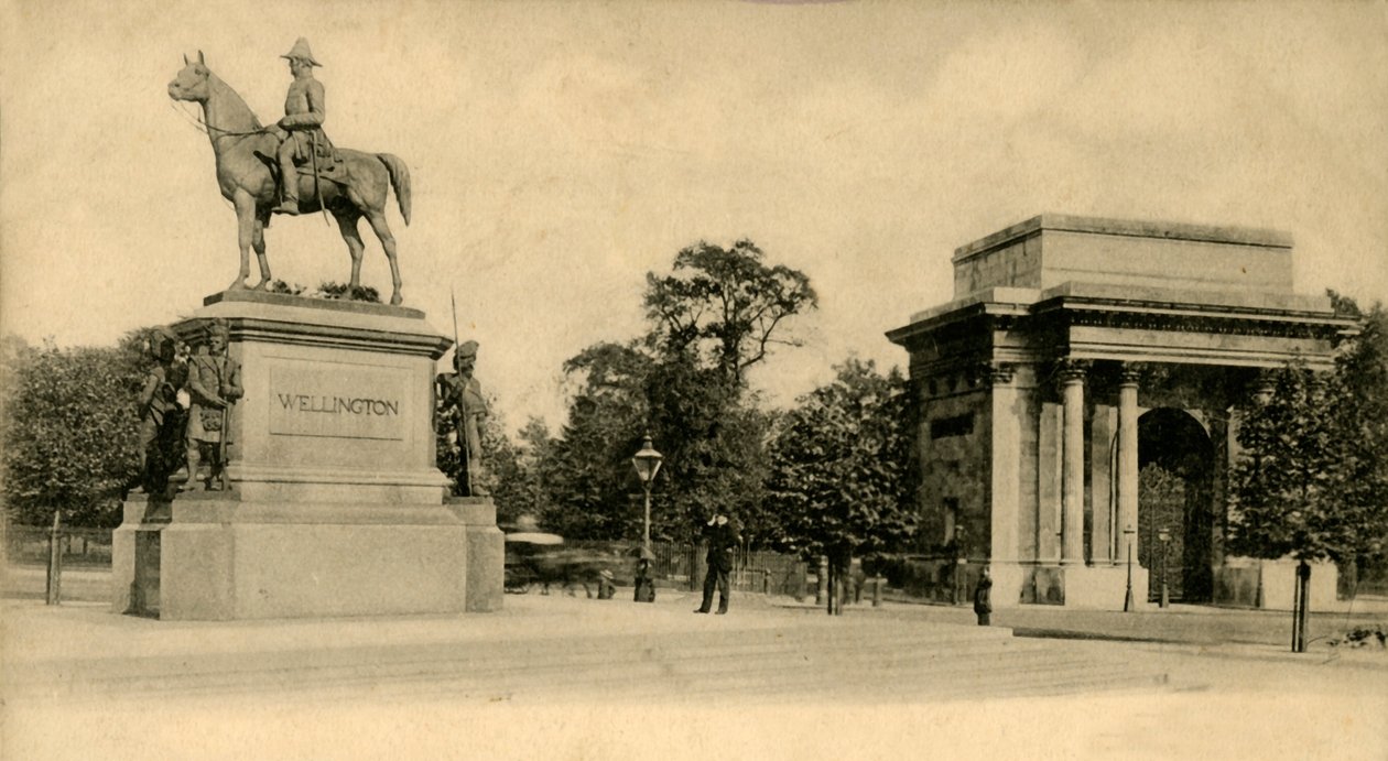 Wellington Monument, Lontoo, vuonna 1910. tekijältä Unbekannt