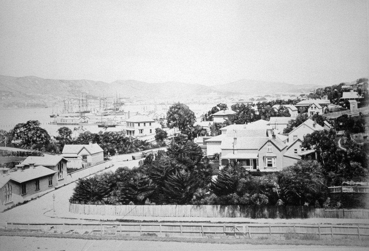 Wellington, Uusi-Seelanti, 1875 tekijältä Unbekannt