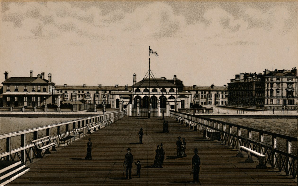 Wellingtonin laituri, 1880. tekijältä Unbekannt
