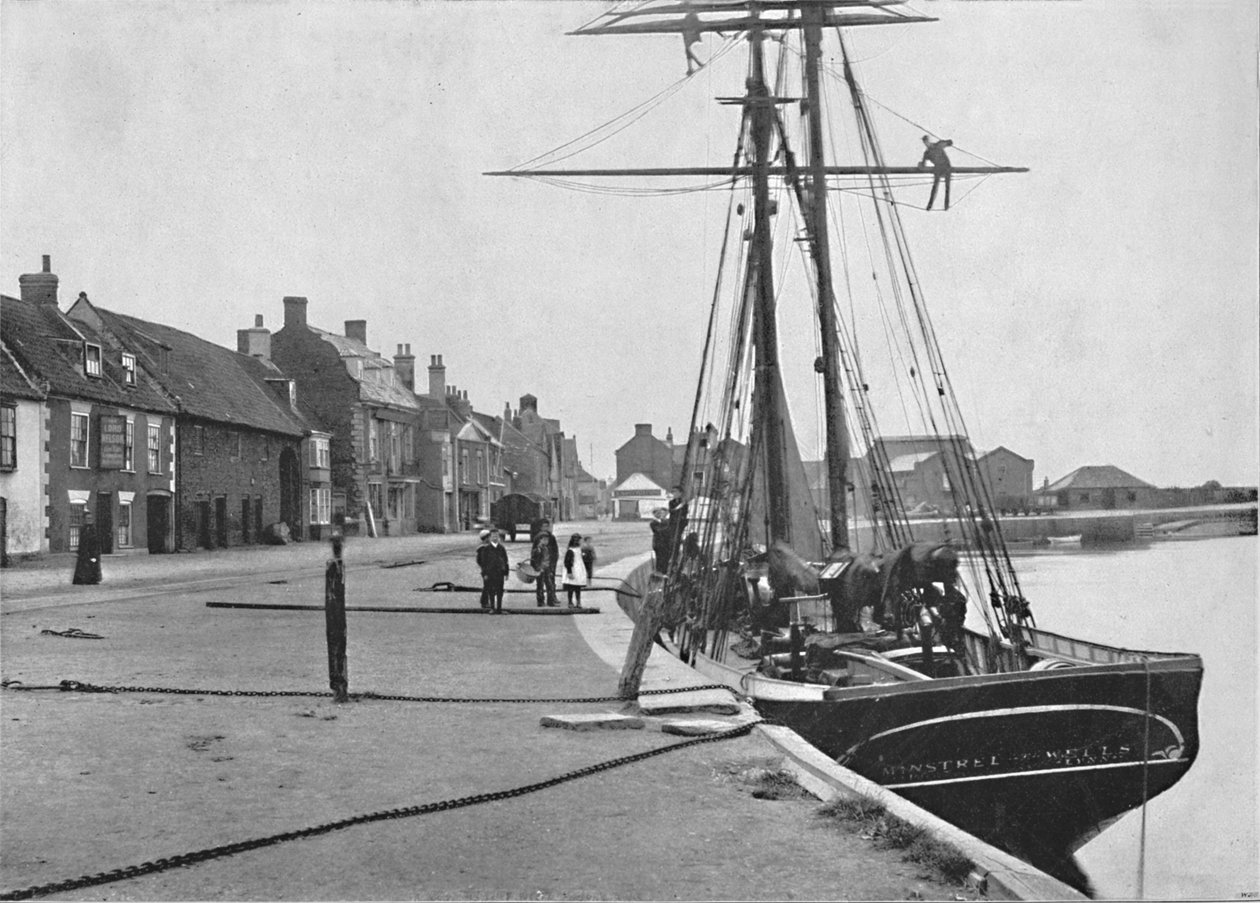 Wells - The Quay, 1895 tekijältä Unbekannt