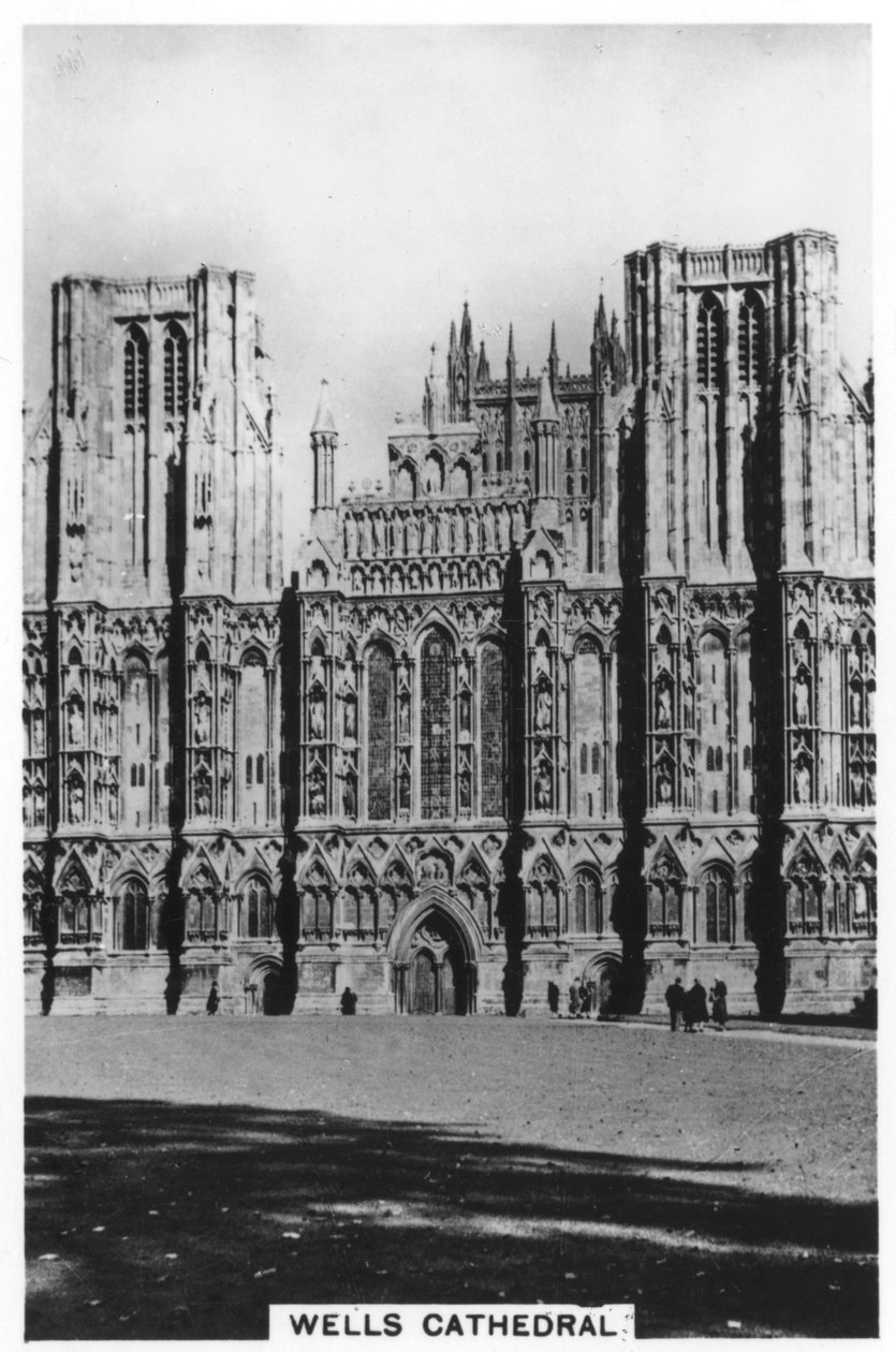 Wellsin katedraali, Wells, Somerset, Englanti, 1936 tekijältä Unbekannt