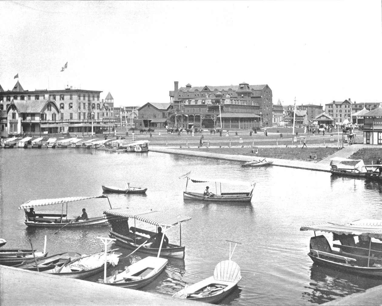 Wesley Lake, Asbury Park, New Jersey, USA, 1900. tekijältä Unbekannt