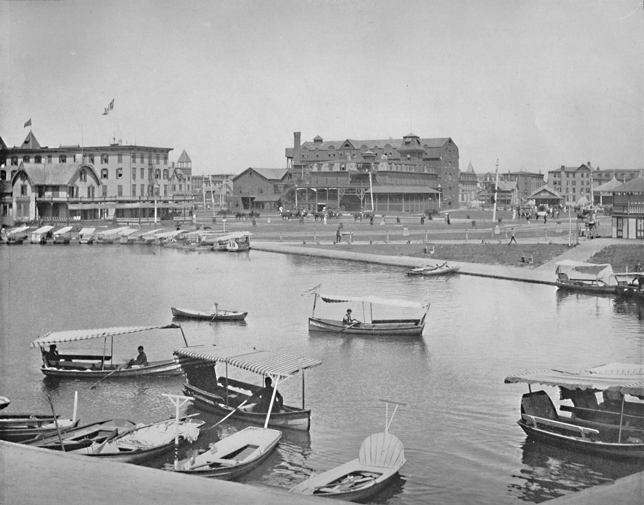 Wesley Lake, Asbury Park, New Jersey, 1897. tekijältä Unbekannt