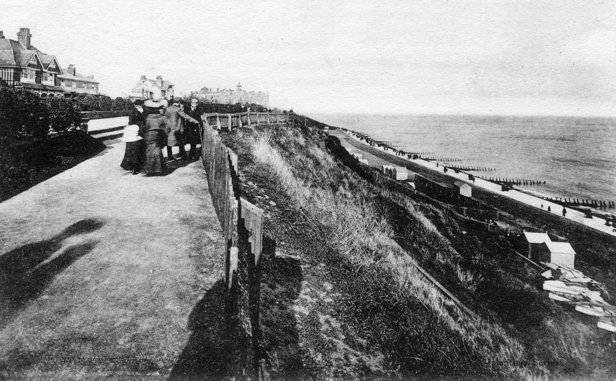 West Cliff ja puutarhat, Felixstowe, Suffolk, 1900-luvun alku tekijältä Unbekannt