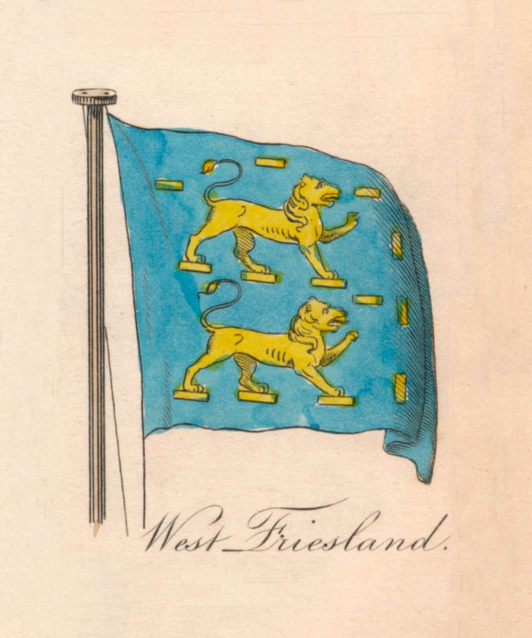 Länsi-Friesland, 1838 tekijältä Unbekannt