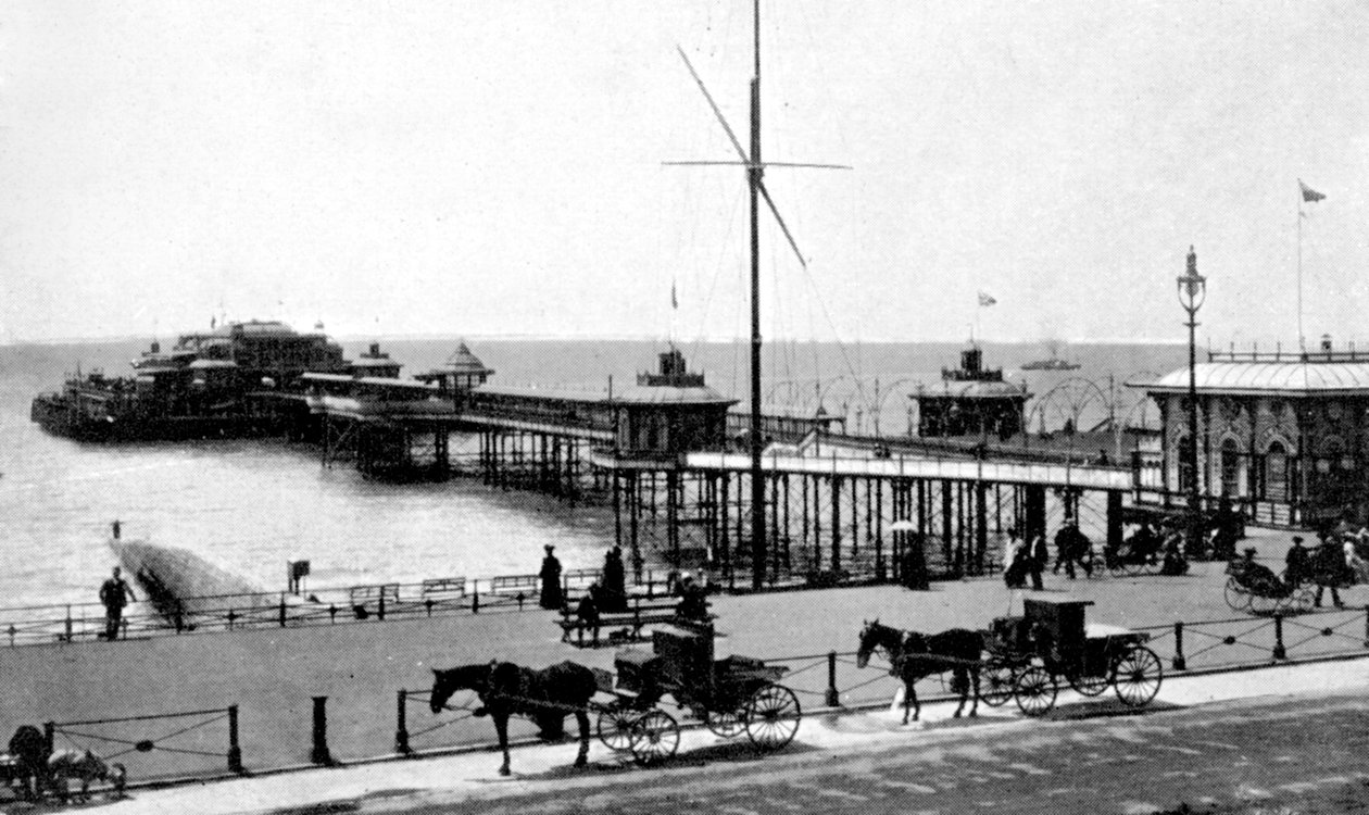 West Pier, Brighton, Sussex, 1900-luvun alku tekijältä Unbekannt