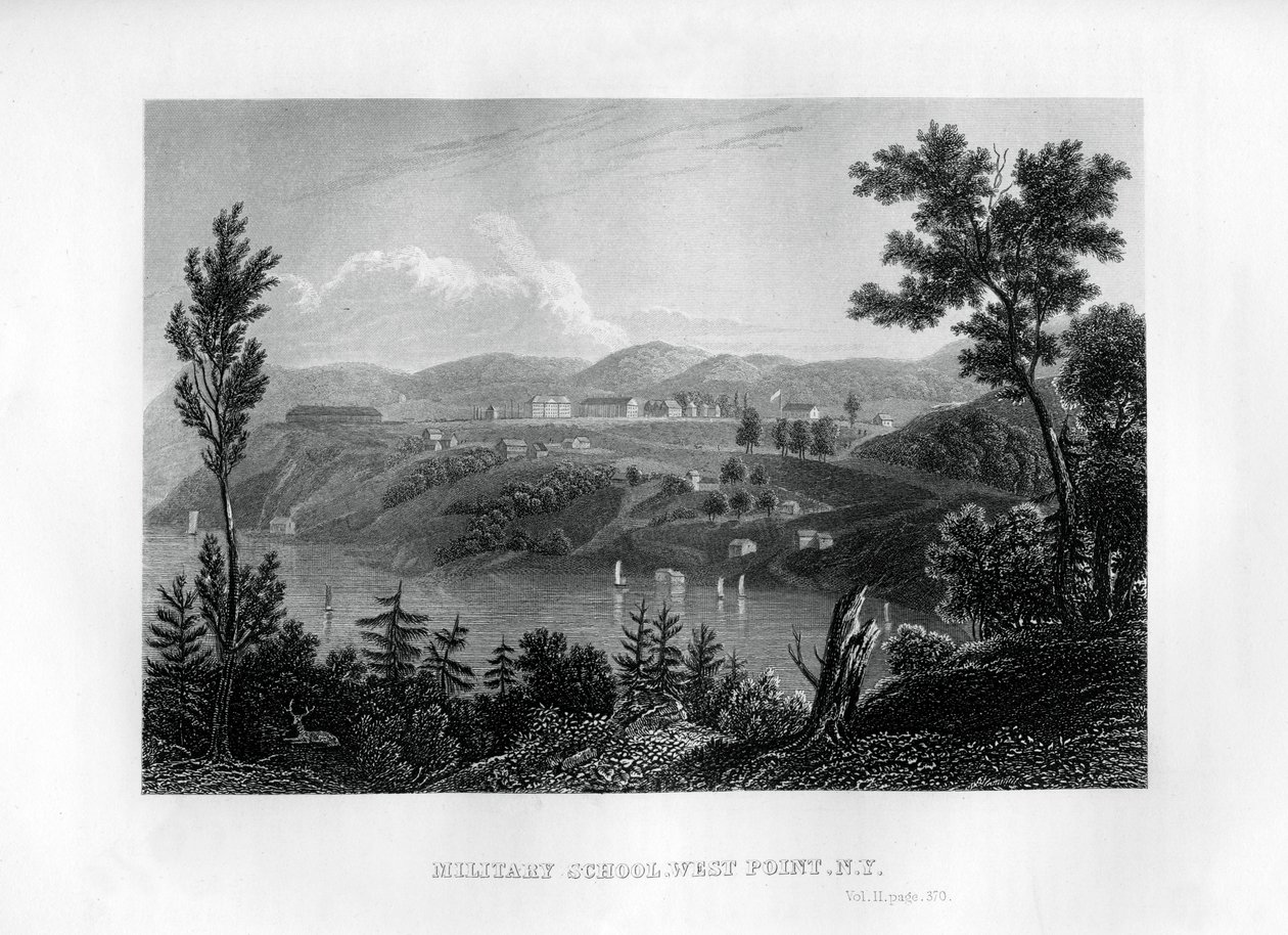 West Point Military School, New York, 1855 tekijältä Unbekannt