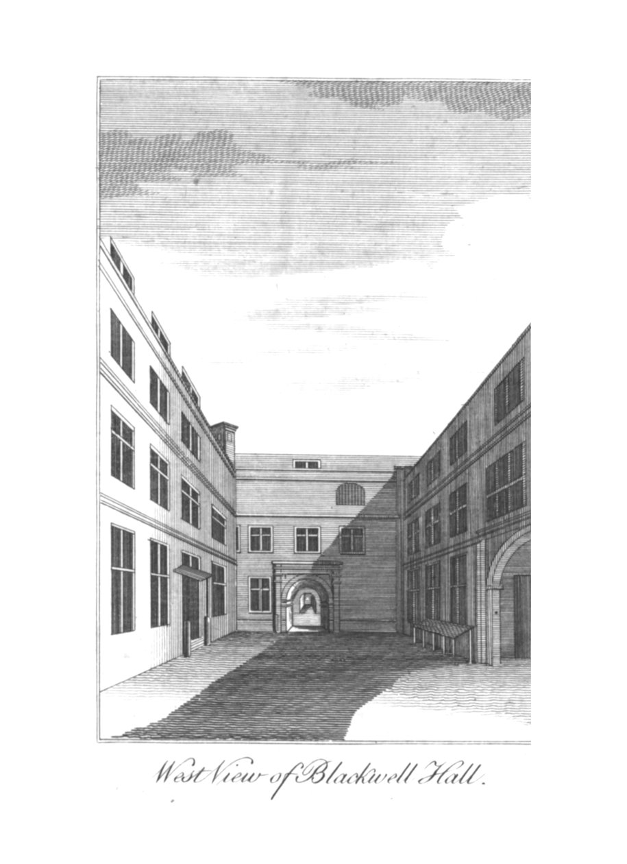 West View of Blackwell Hall., c1750-1800 tekijältä Unbekannt