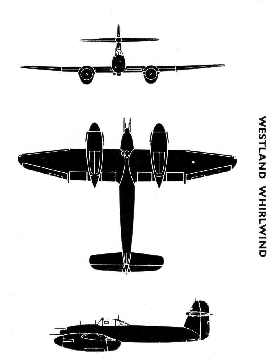 Westland Whirlwind, 1941 tekijältä Unbekannt