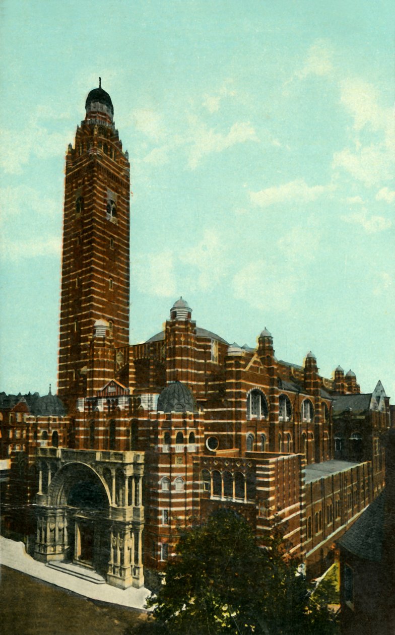 Westminsterin katedraali, Lontoo, vuonna 1910. tekijältä Unbekannt