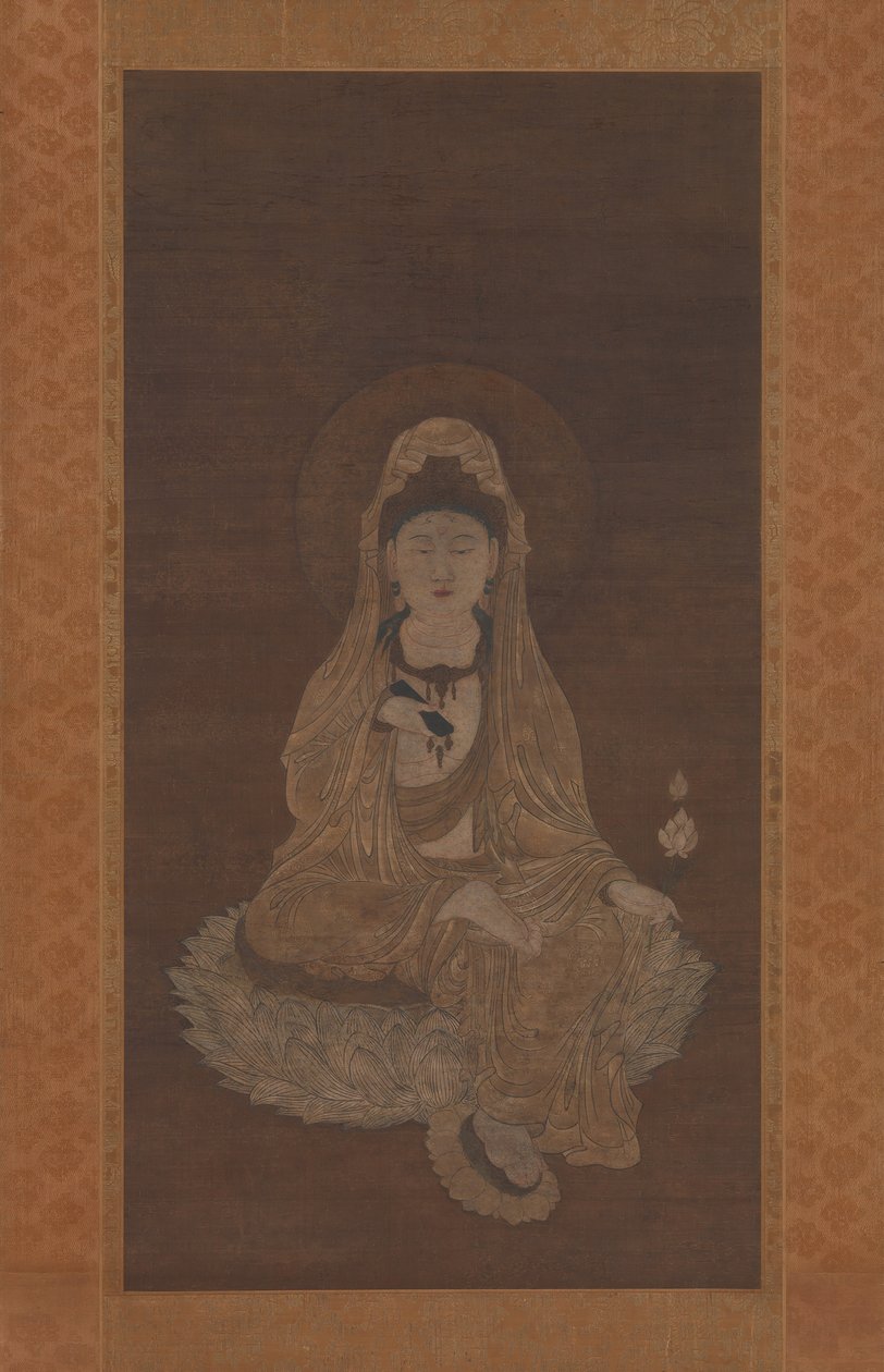 Valkopukuinen Kannon, 1200-luku. tekijältä Unbekannt